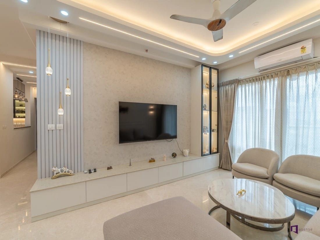Gypsum cladding with integrated LED lighting