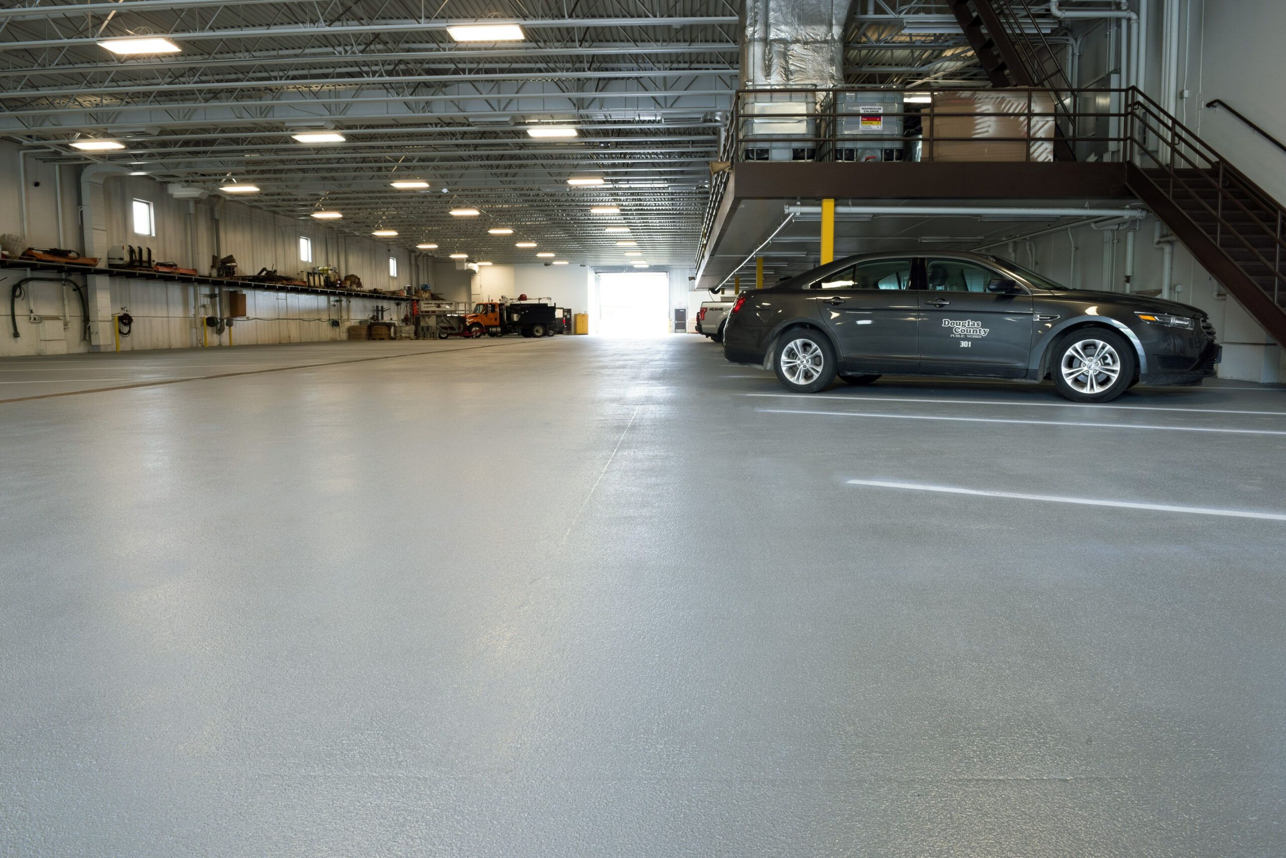 Car park deck epoxy coating