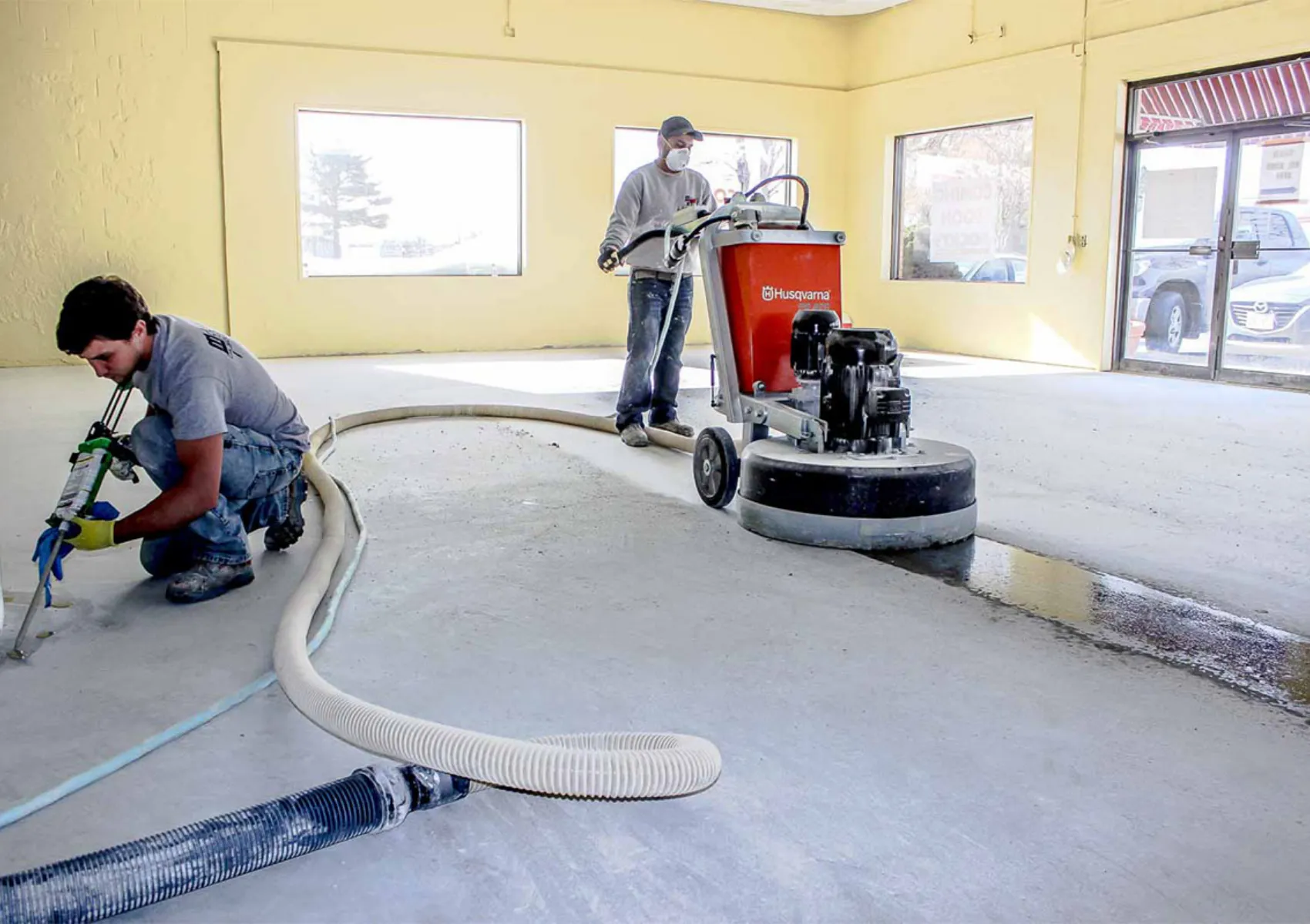 Thin industrial flooring Dubai | Urban industrial flooring Dubai | Thin flooring design Dubai